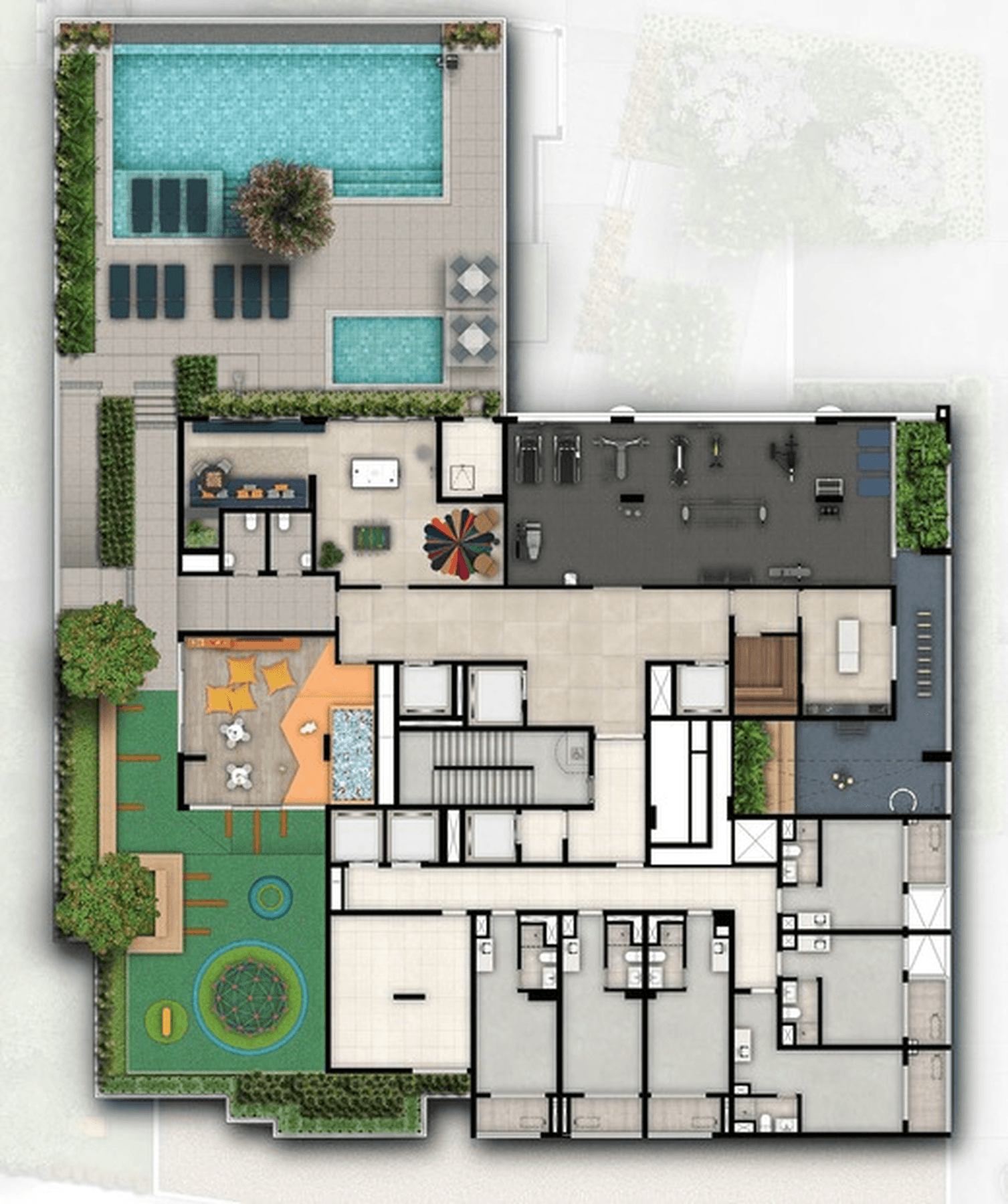 Planta 1 — Gaia Desing Studios Ibirapuera - NR