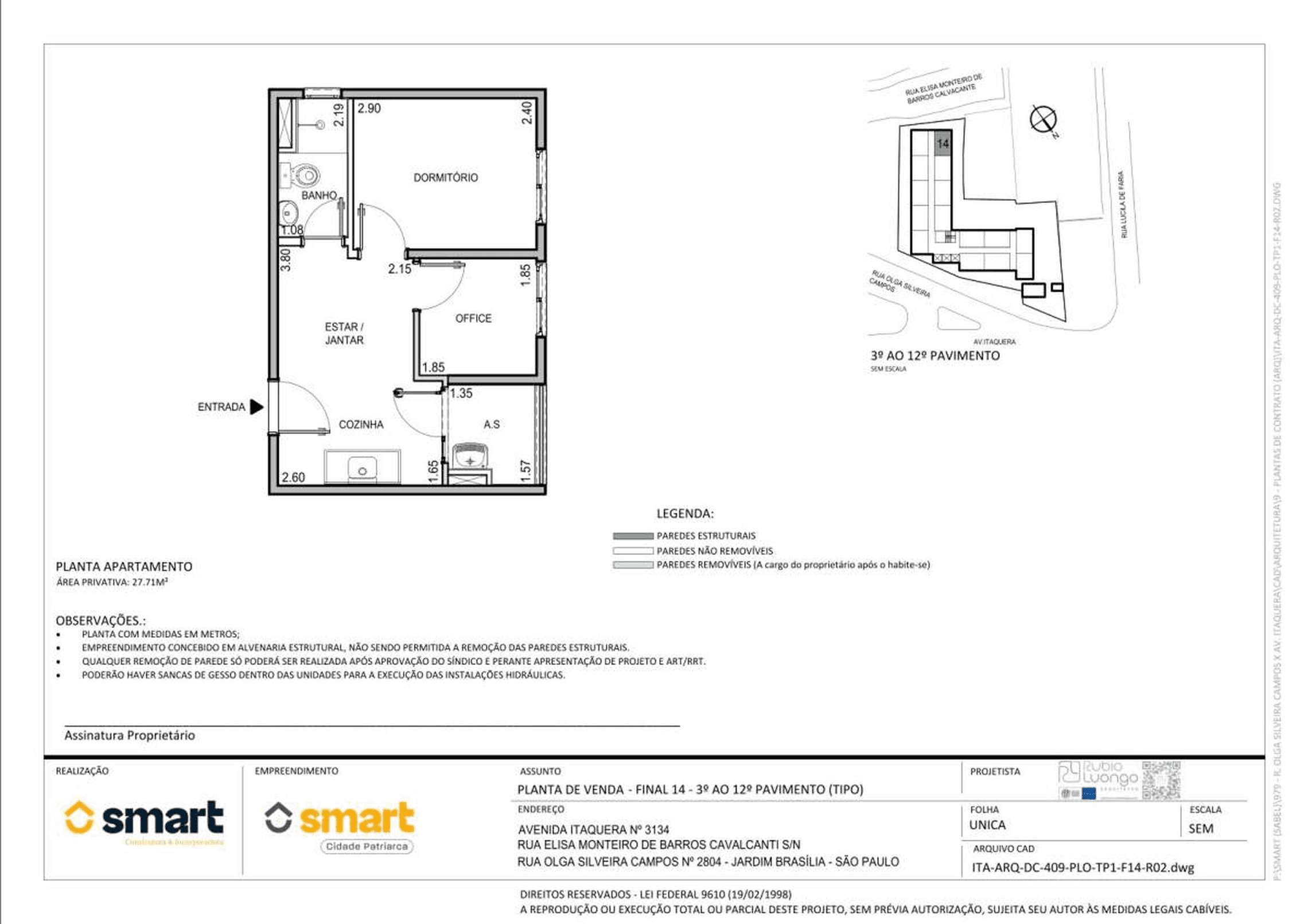 Planta 2 — Smart Cidade Patriarca