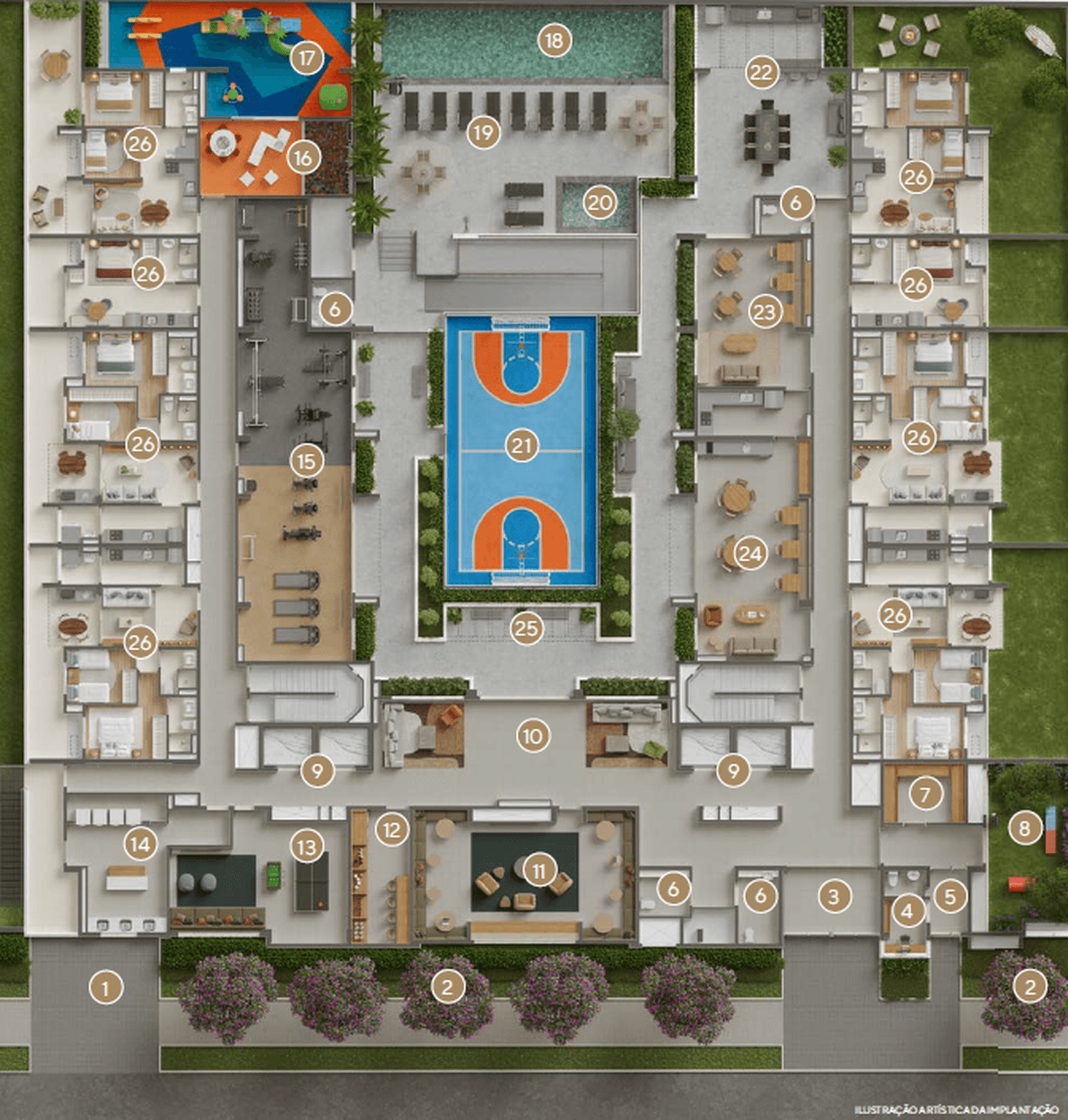 Planta 1 — Pátio Penha