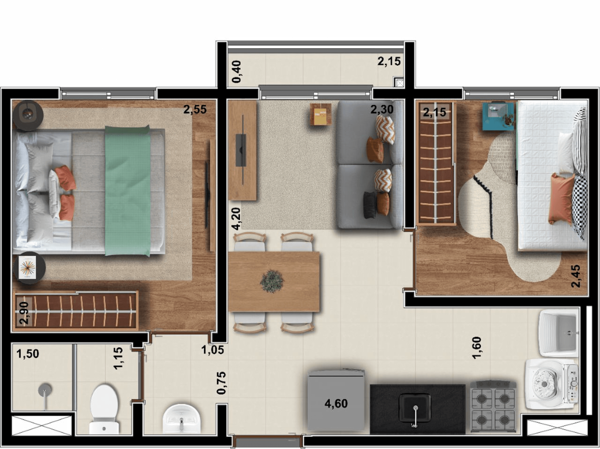 Planta 1 — Auge Panamby