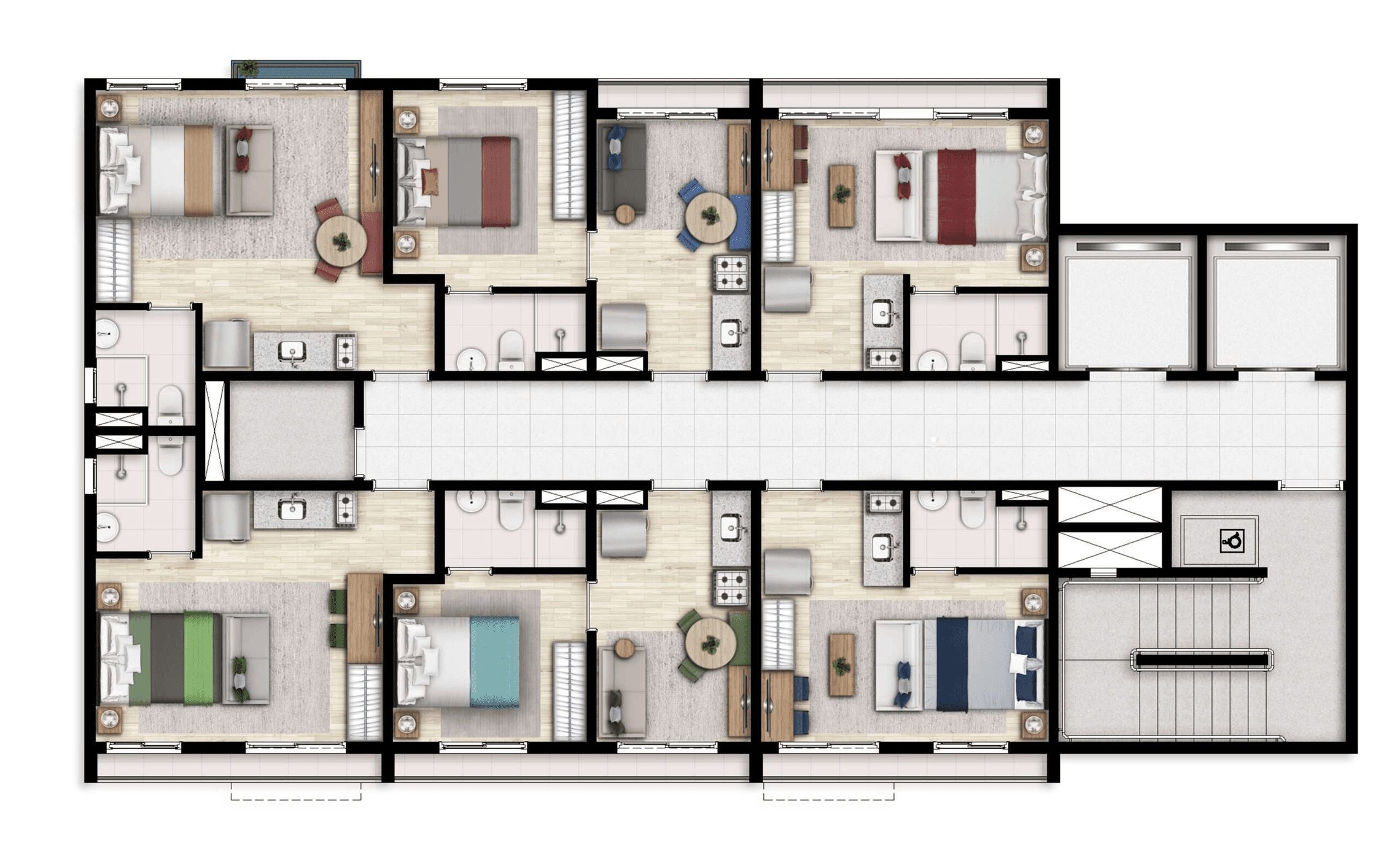 Planta 4 — Bem Viver Albuquerque Lins