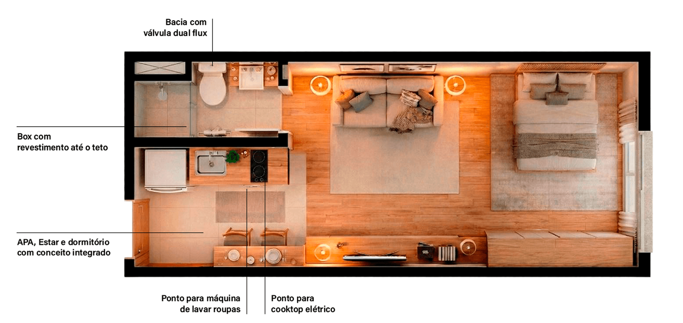 Planta 1 — Metrocasa Clube Cangaíba