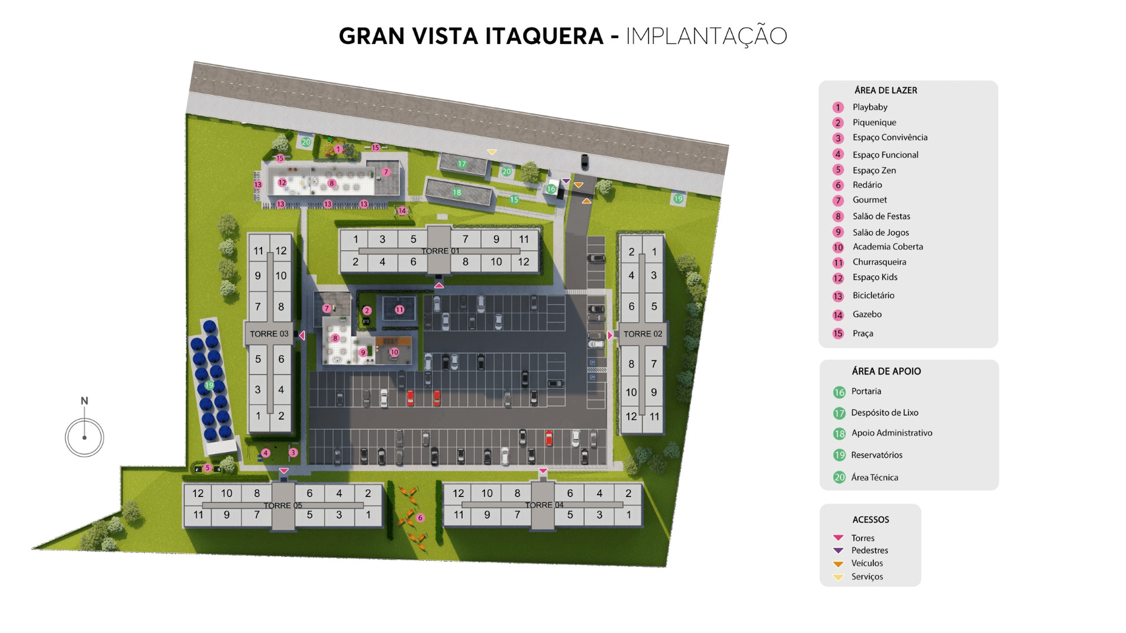 Planta 1 — Gran Vista Itaquera - Fase 1