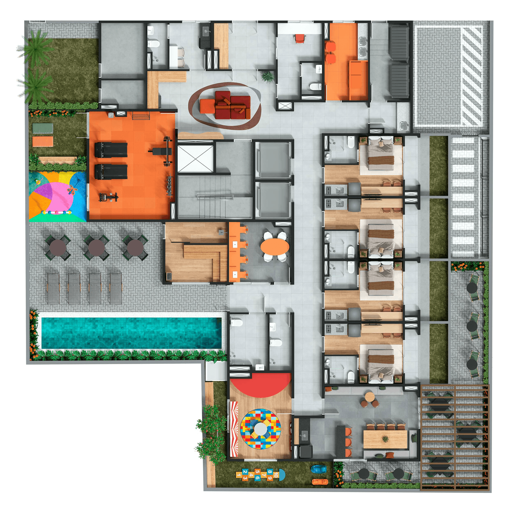 Planta 1 — Maskan Perdizes - Residencial