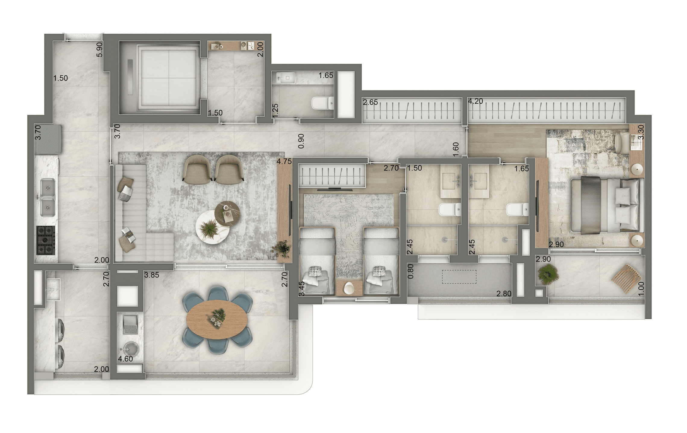 Planta 3 — Green Garden
