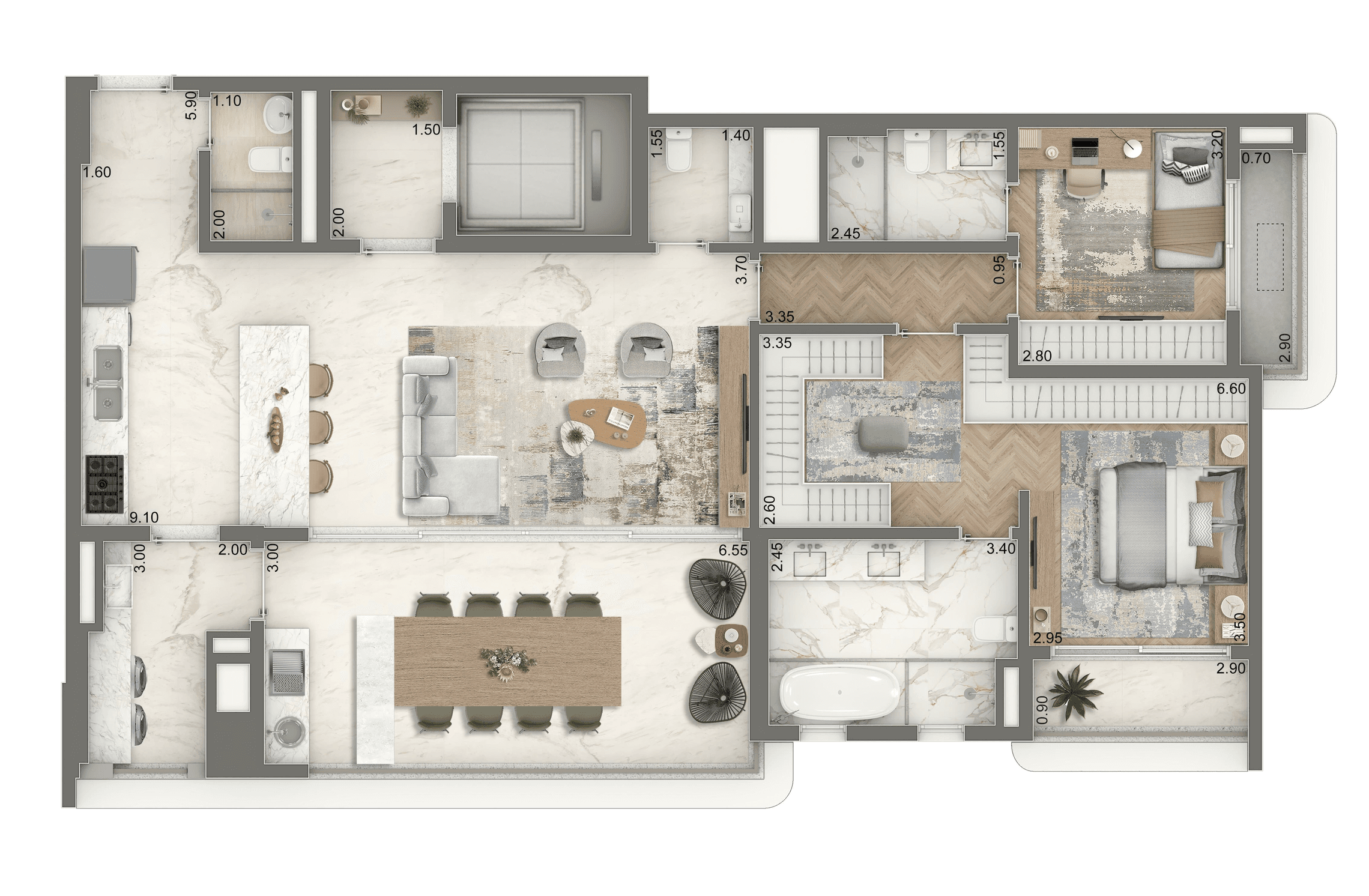 Planta 6 — Green Garden