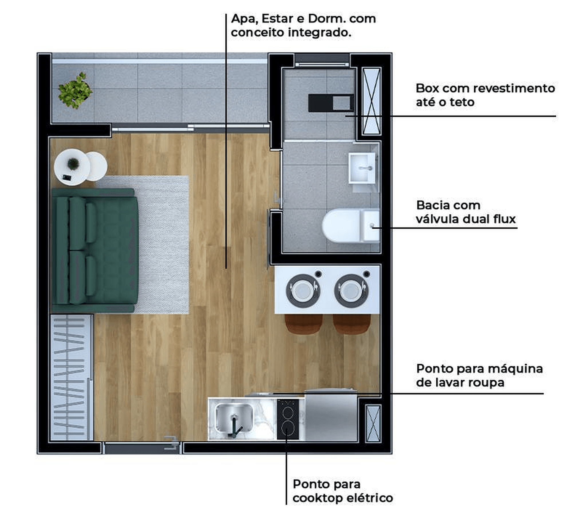 Planta 1 — Metrocasa Prime Sapopemba