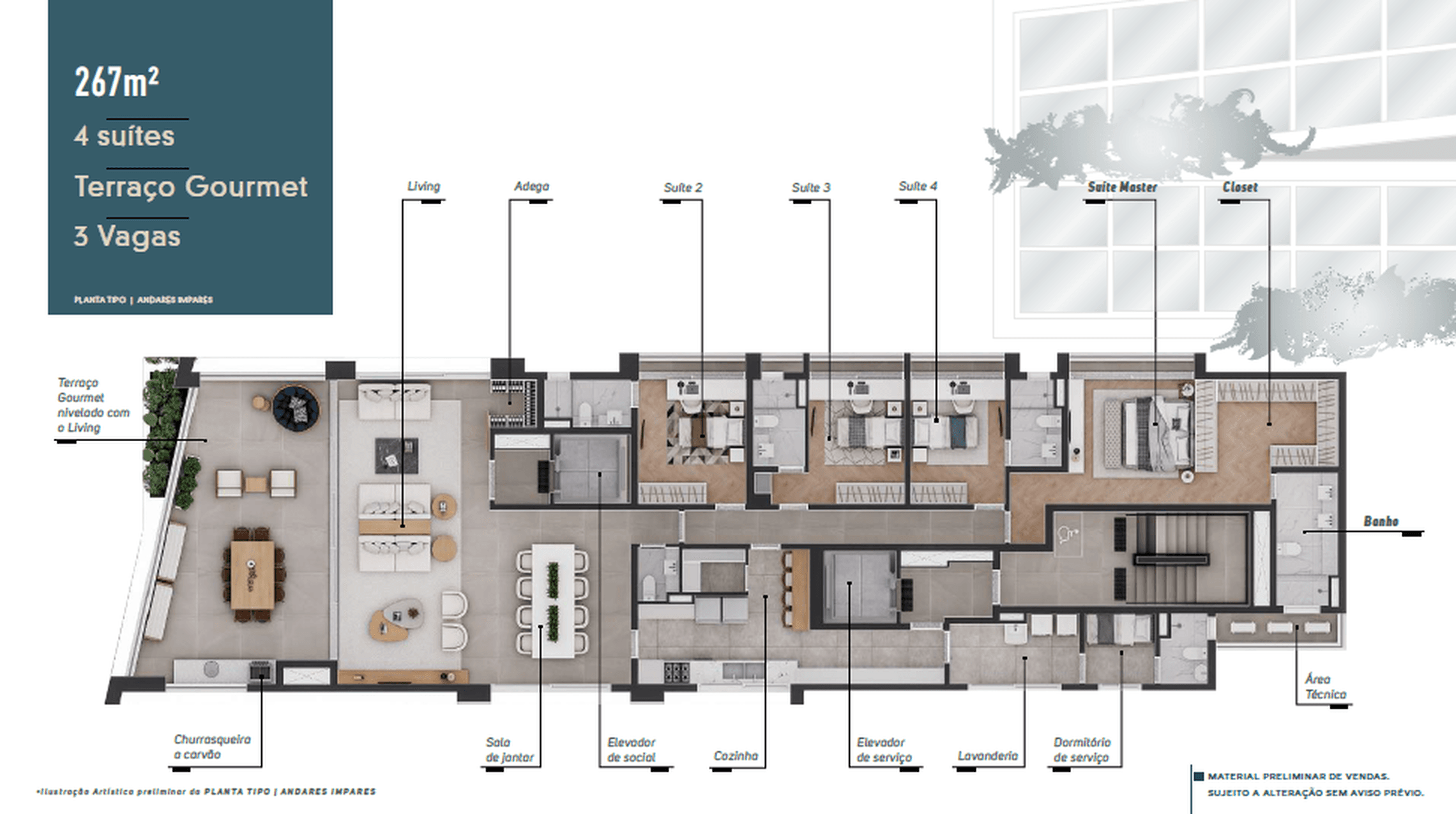 Planta 2 — Maison Gabrielle