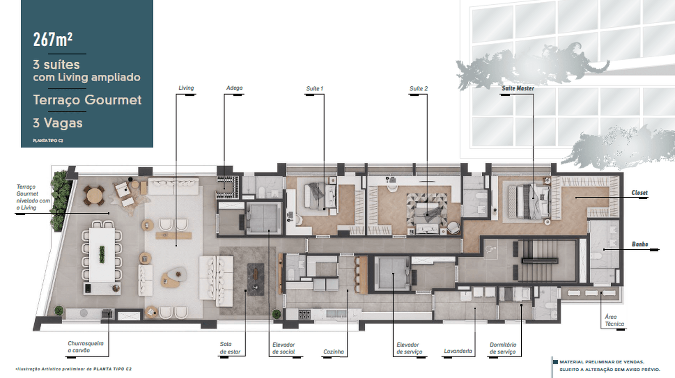 Planta 6 — Maison Gabrielle