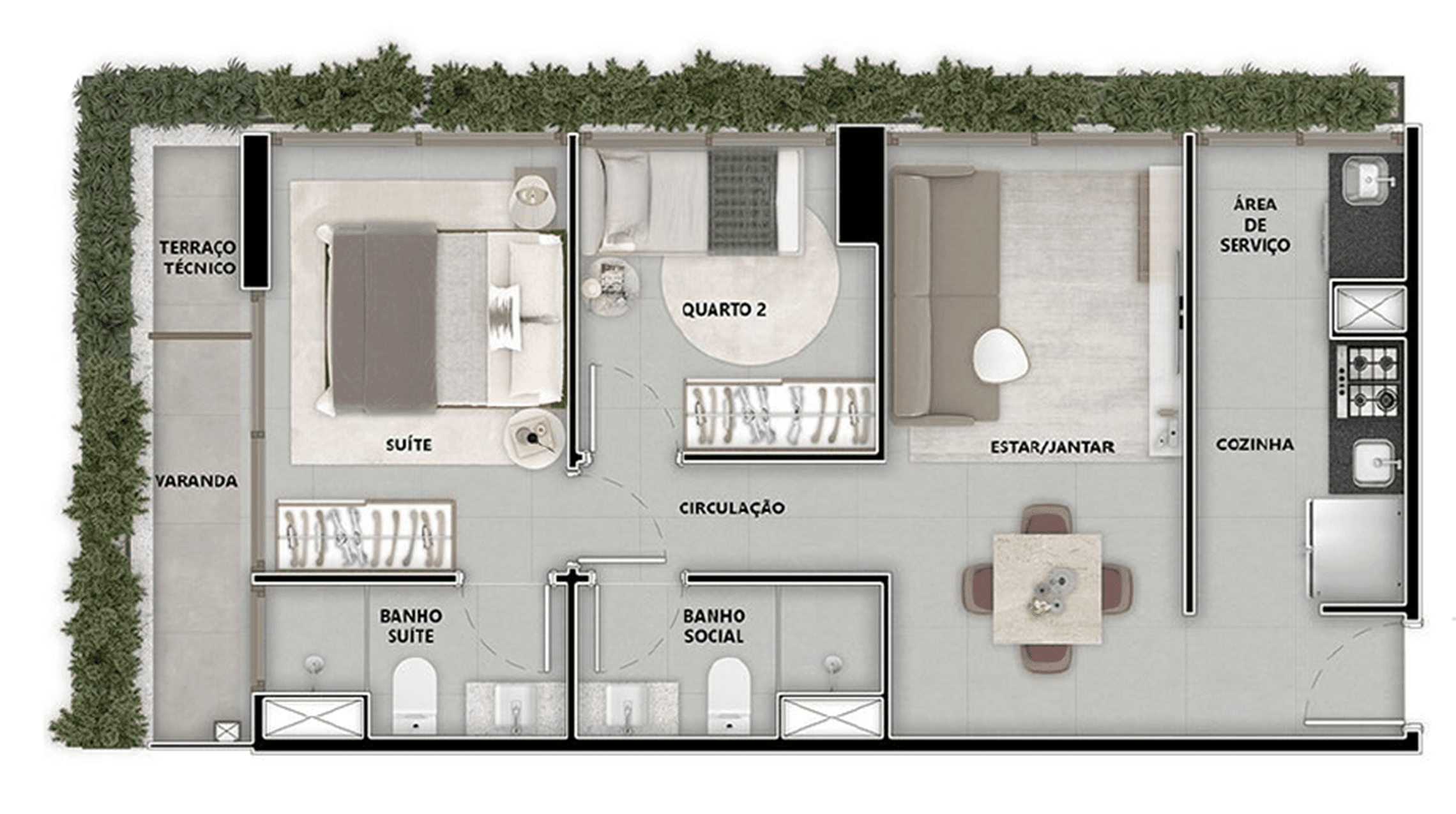 Planta 5 — Pintassilgo 336 - Residencial