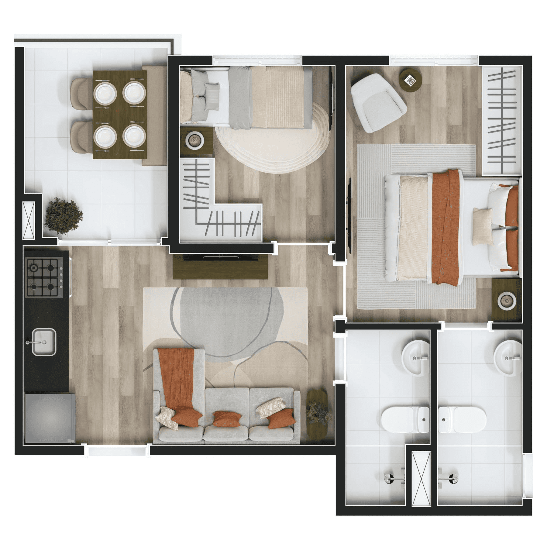 Planta 6 — Vinx Jurubatuba Home Resort - Fase 3