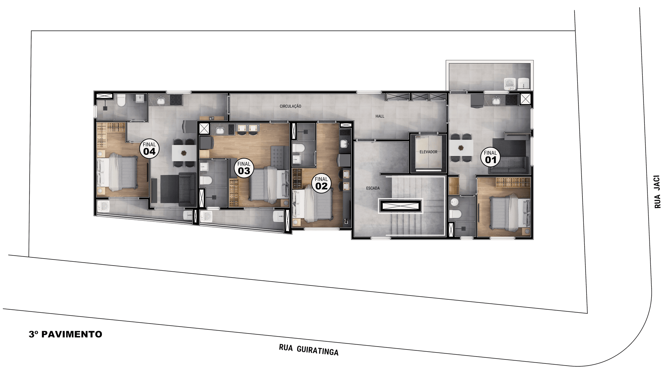 Planta 3 — Joy Vila Mariana