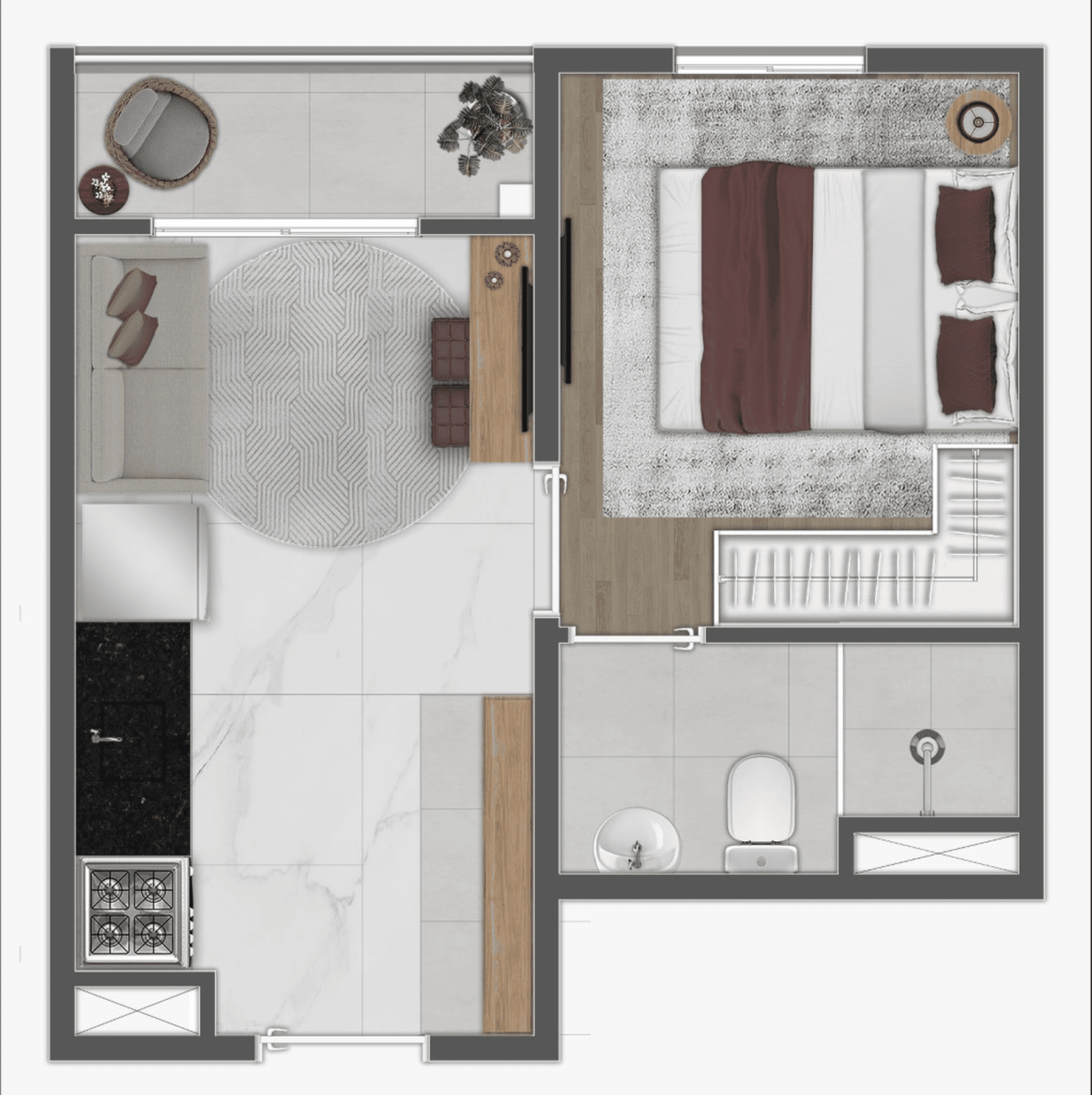 Planta 4 — Mundo Apto Estação Borba Gato