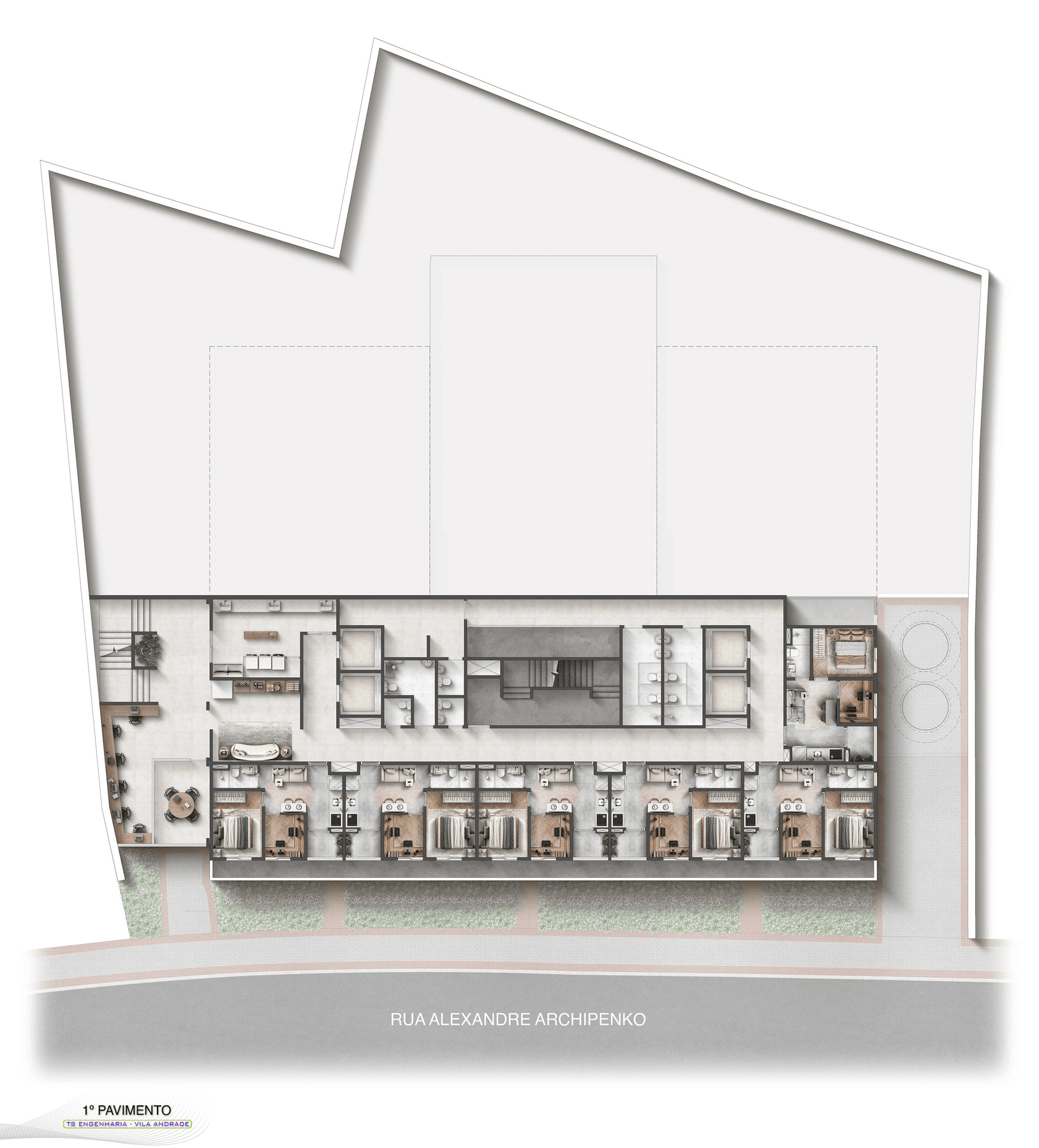Planta 1 — Eleve Vila Andrade - Residencial