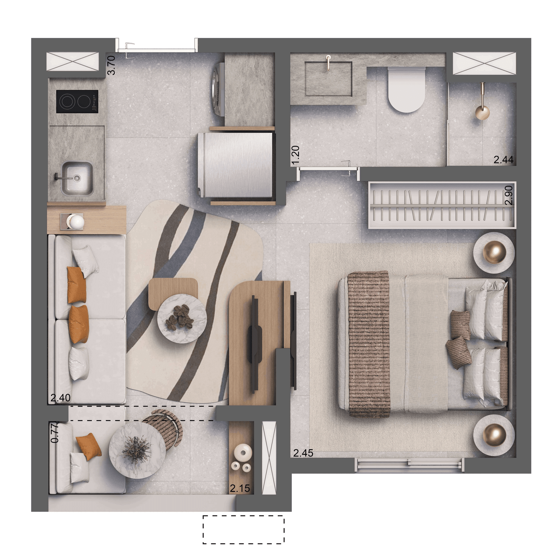 Planta 1 — Living Full Eldorado