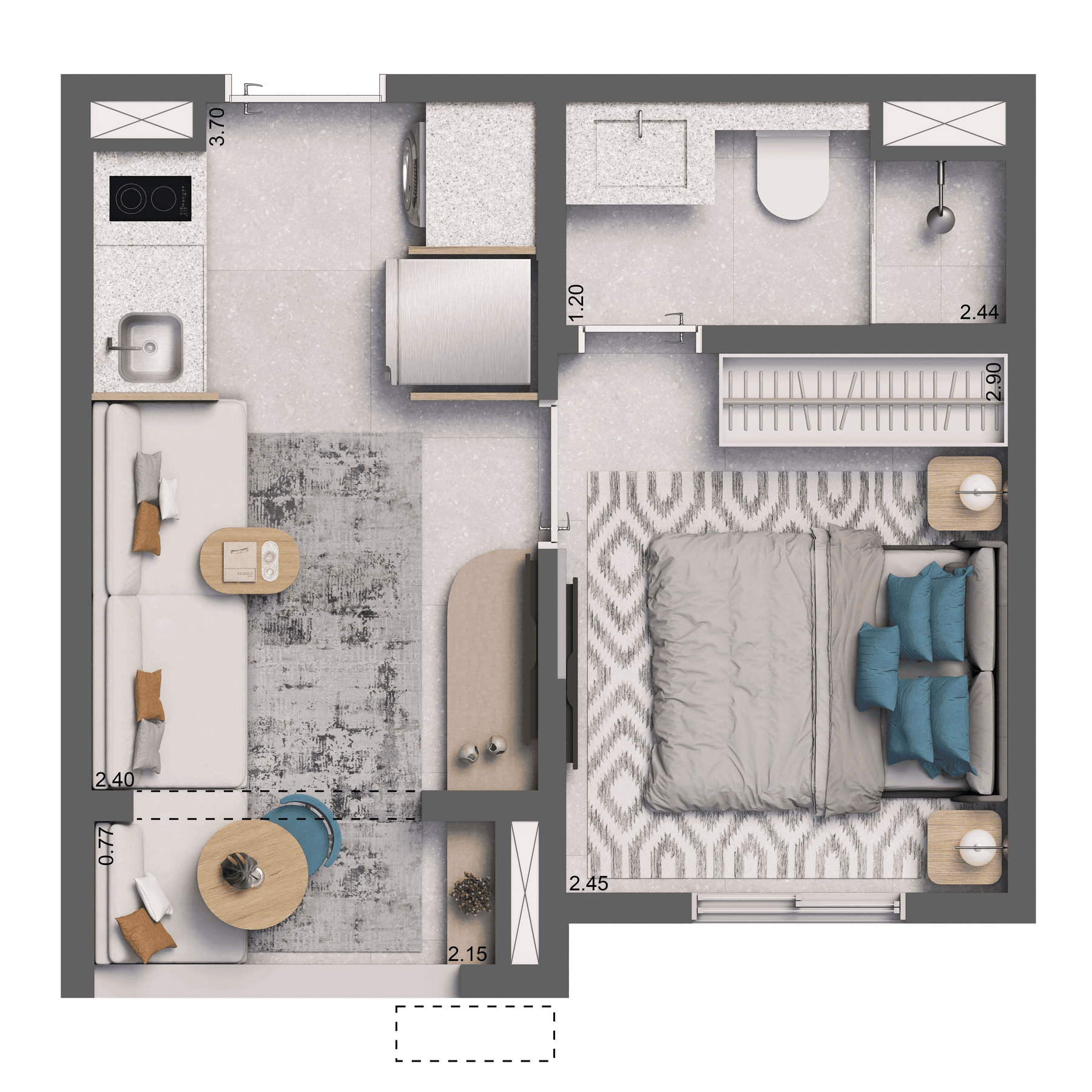 Planta 2 — Living Full Eldorado