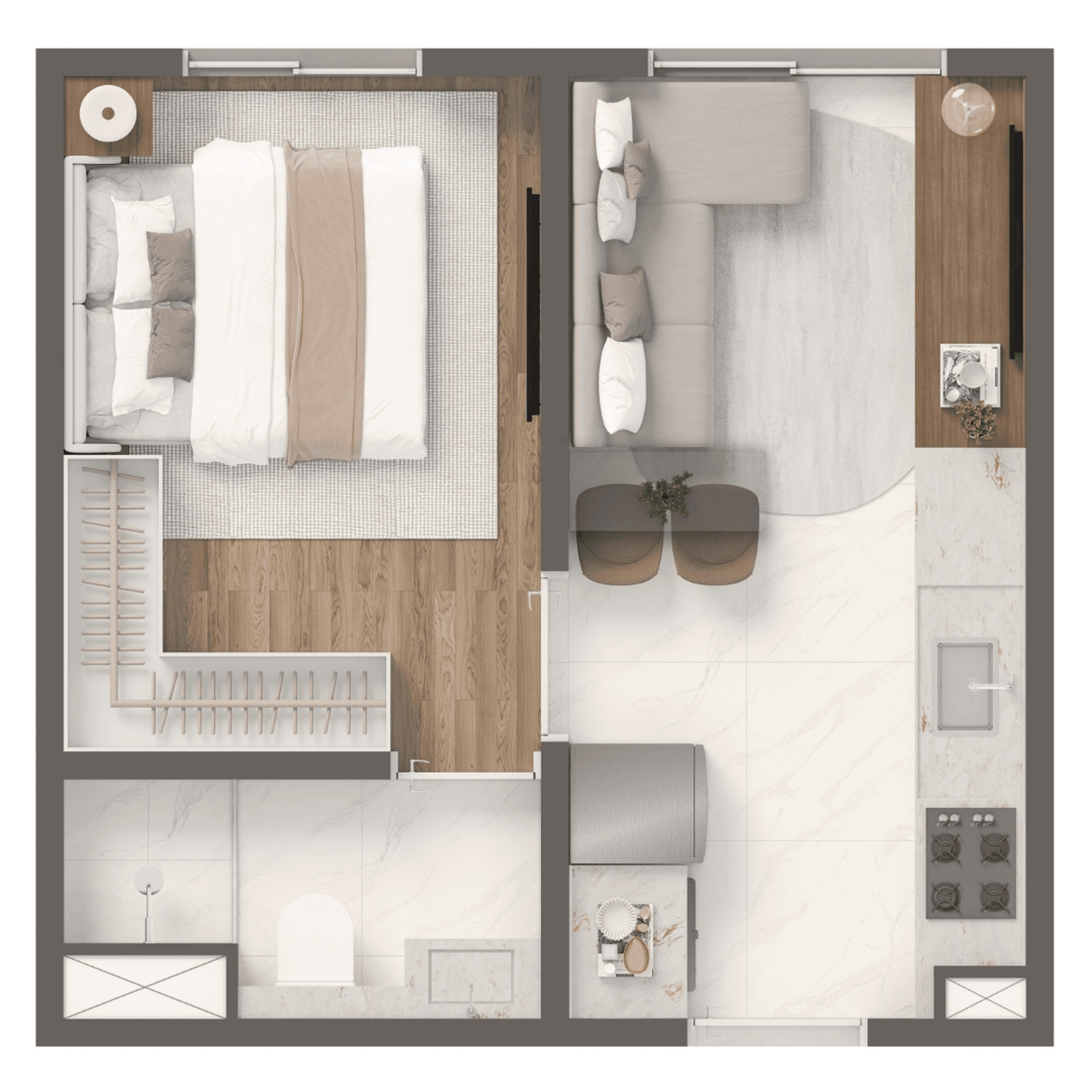 Planta 2 — Grand Vivaz Jardim França Versalhes