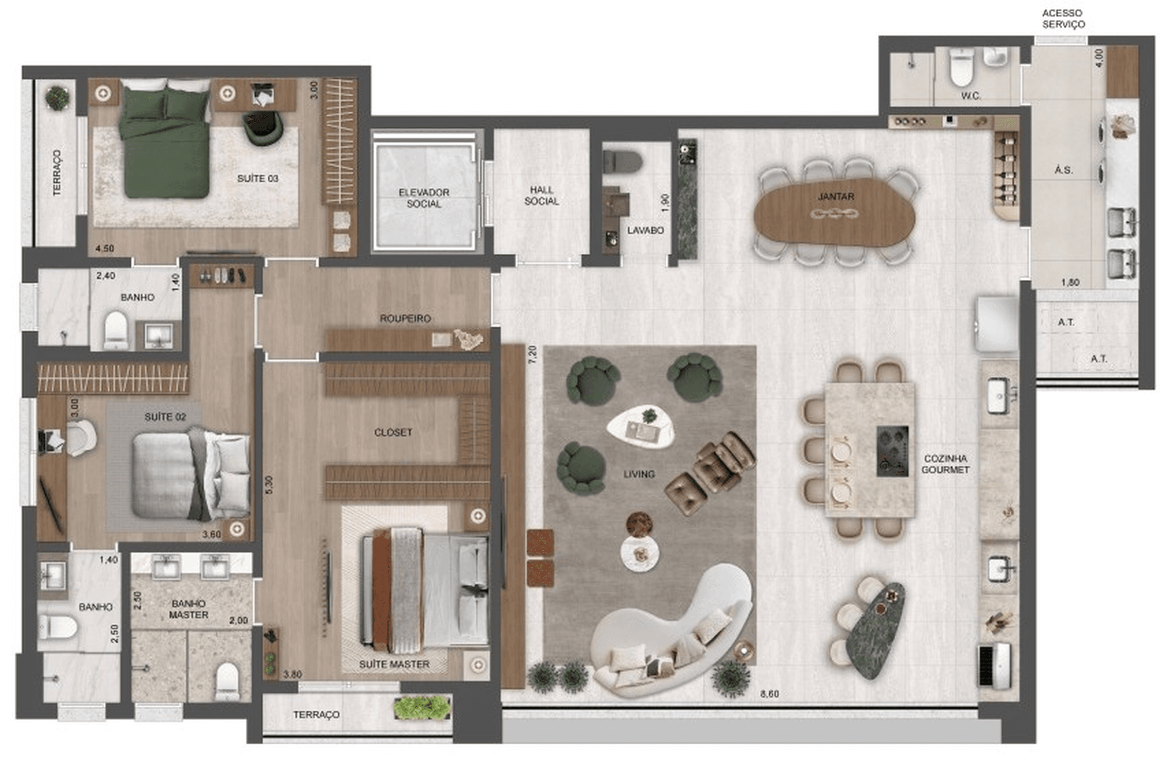 Planta 1 — Château Jardin Harmonie
