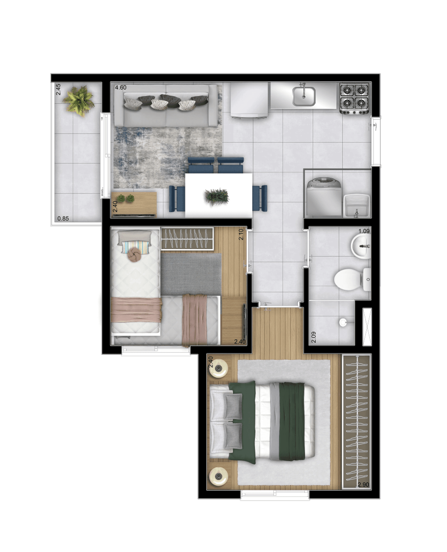 Planta 4 — Plano&Mais Butantã - Fase 1