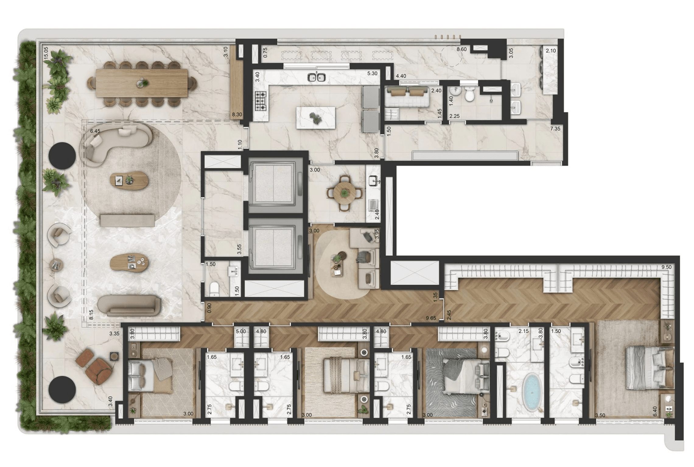 Planta 2 — La Galerie Moema