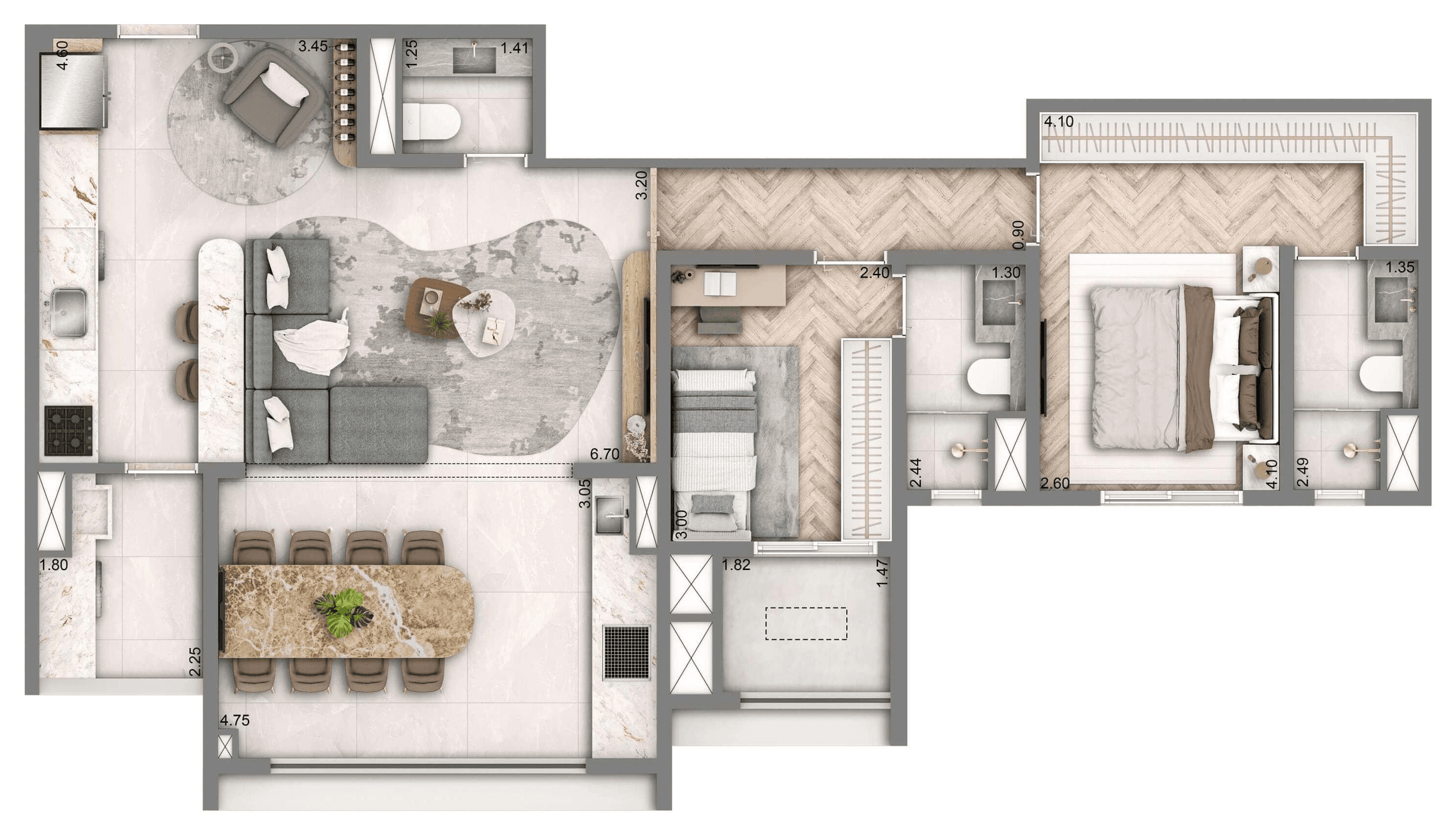 Planta 5 — Wellness Chácara Santo Antônio