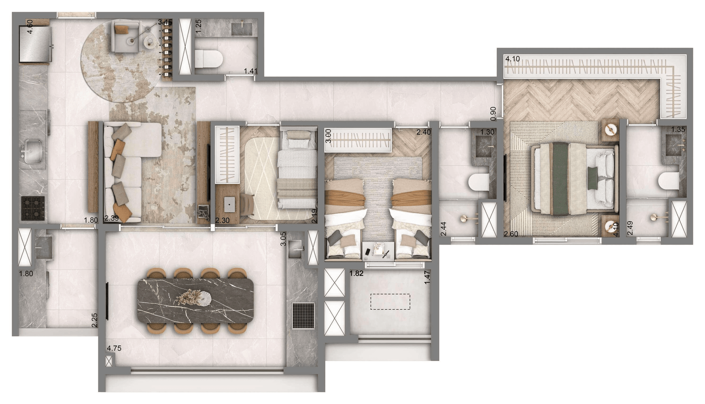 Planta 6 — Wellness Chácara Santo Antônio