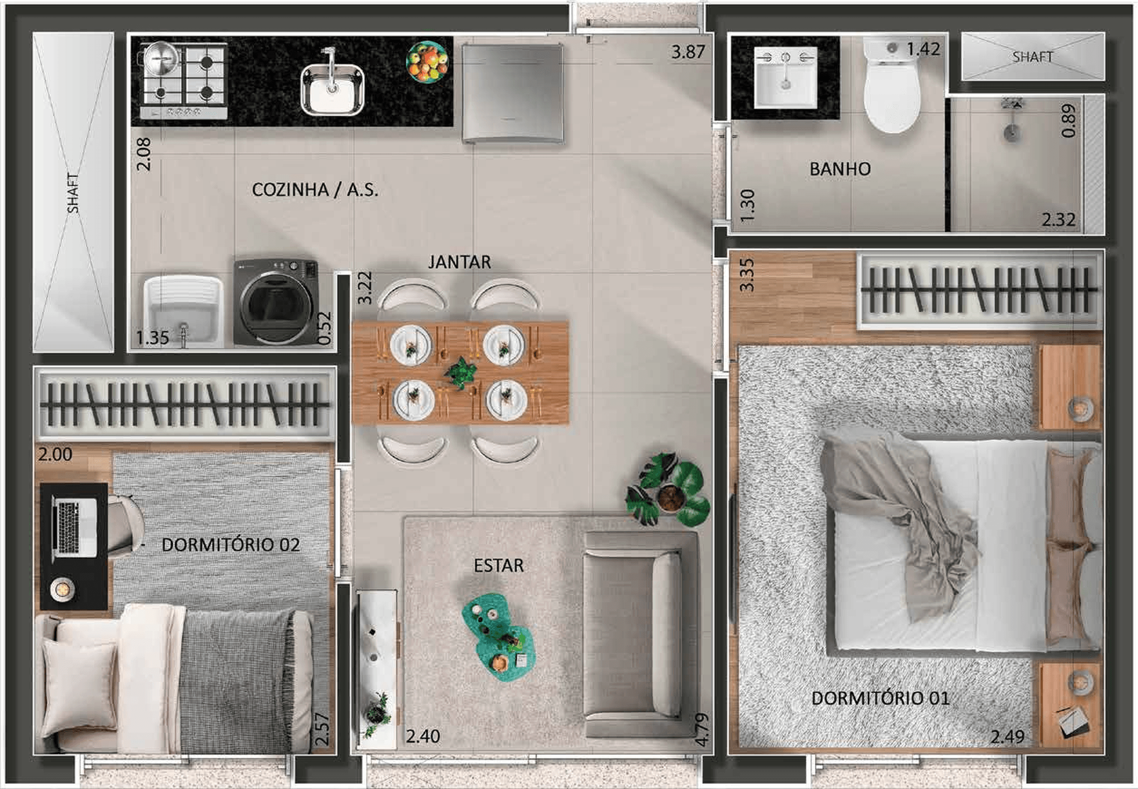 Planta 4 — Árbore - Residencial
