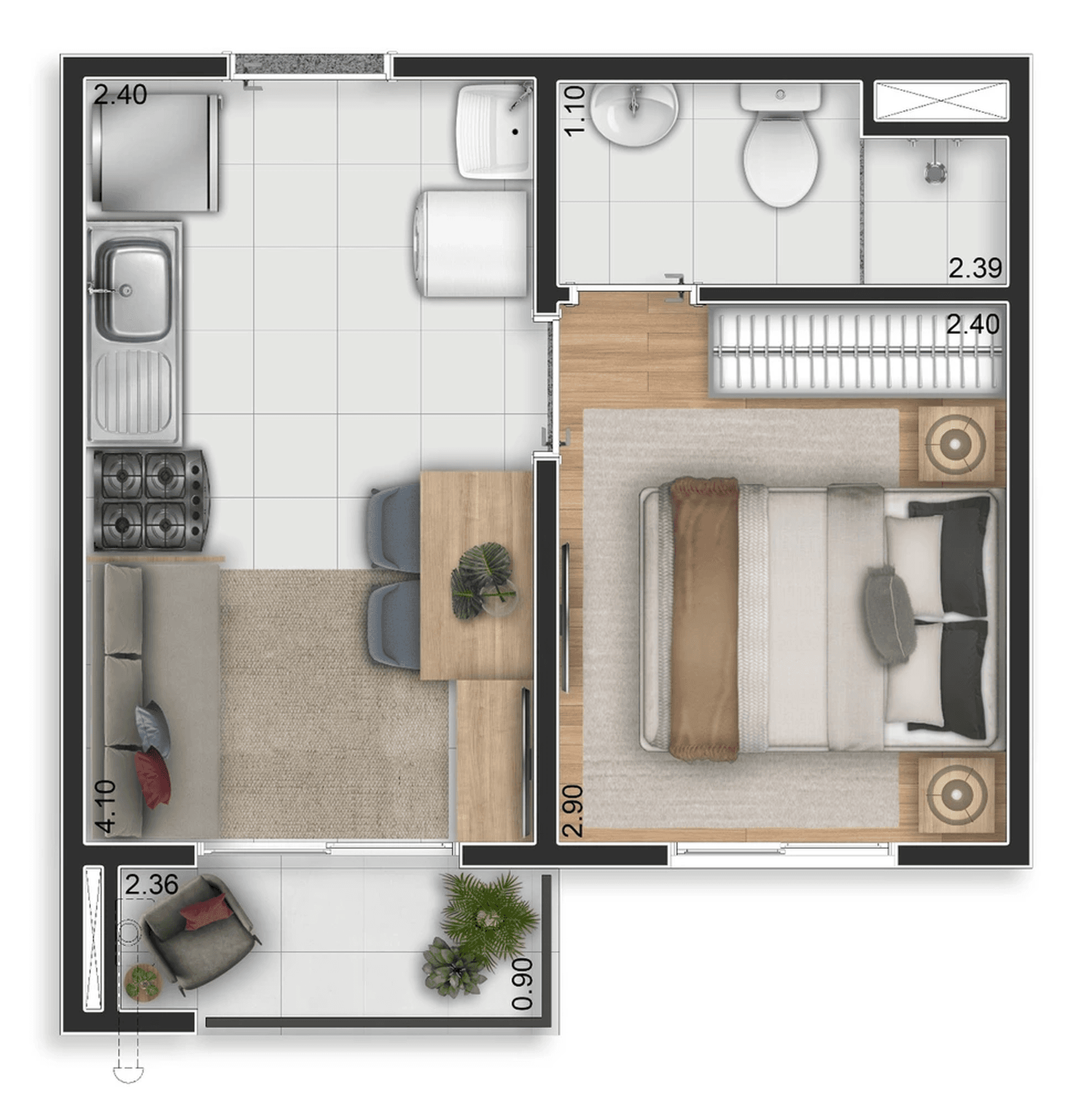 Planta 1 — Elev Anhaia Mello