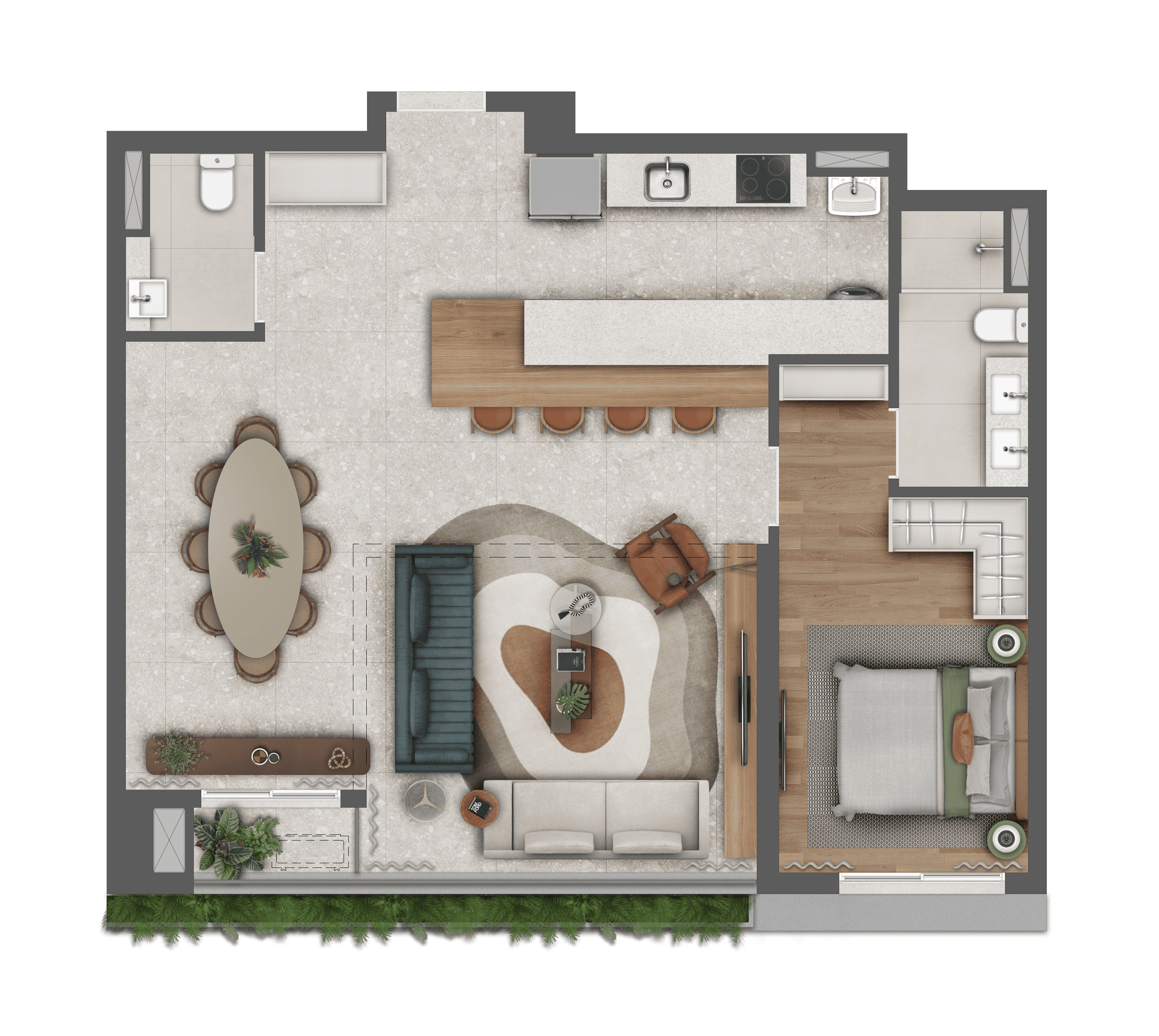 Planta 4 — Almá Pinheiros - Residencial