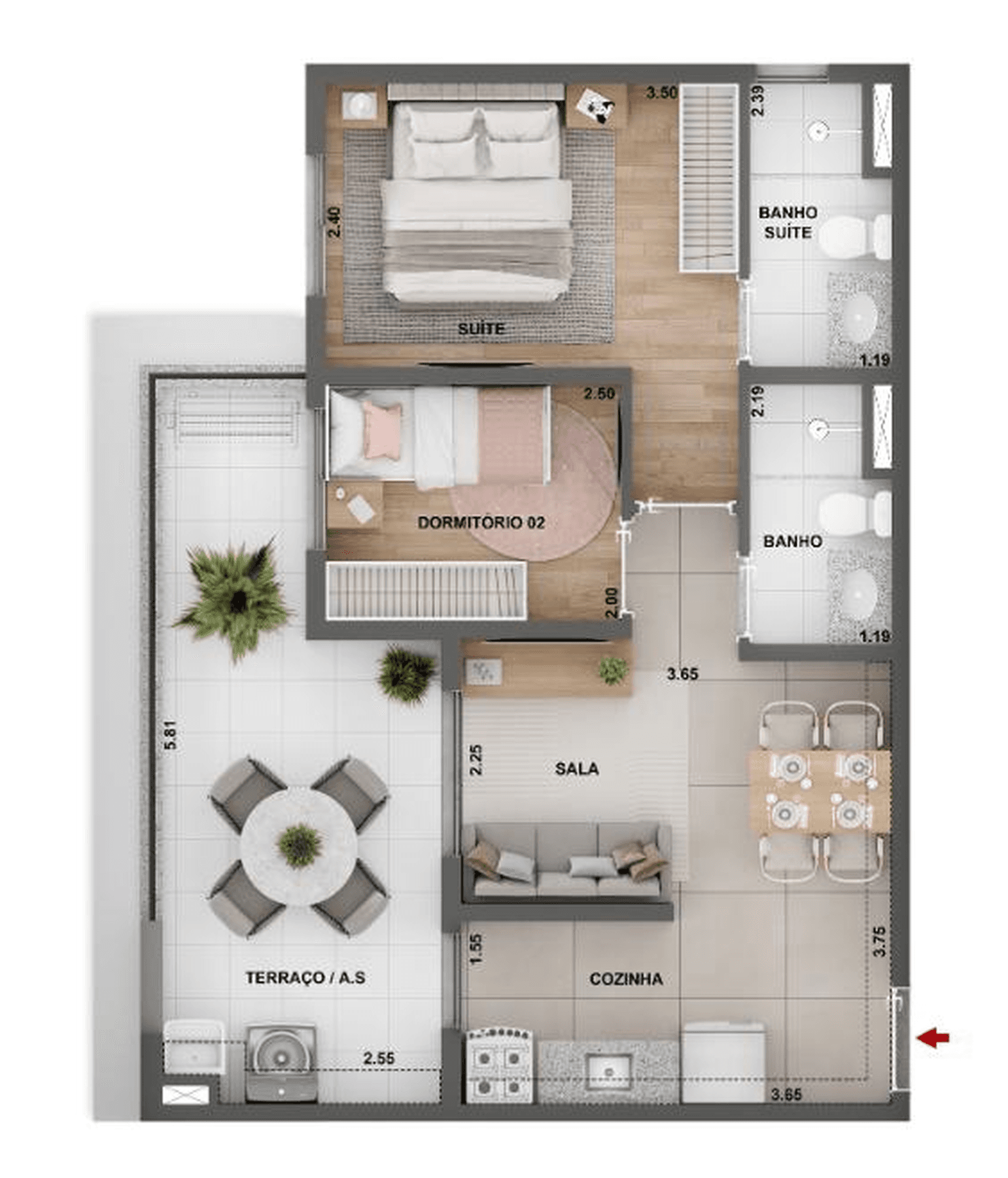 Planta 6 — Alto Granja Julieta