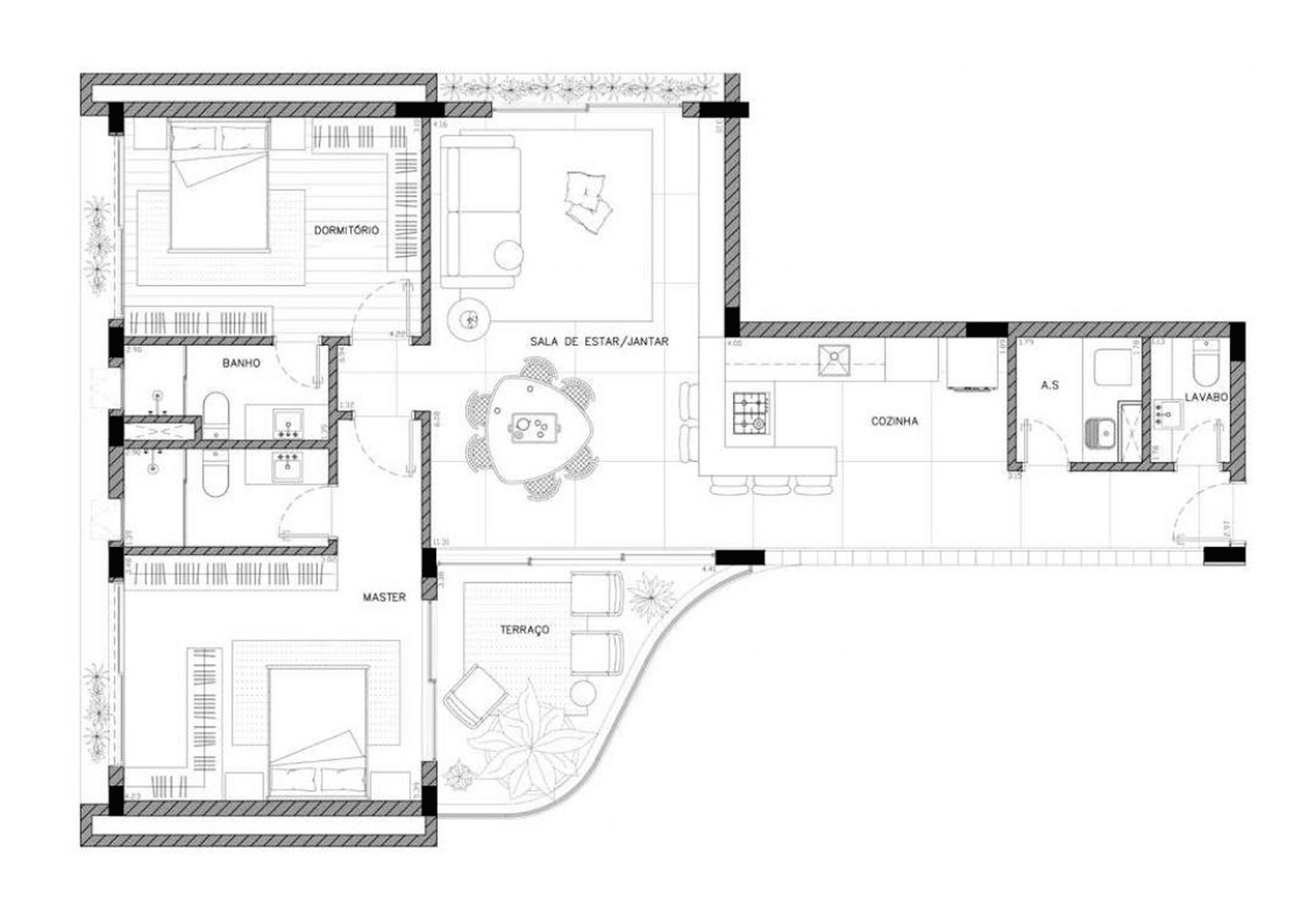 Planta 4 — Casa Vertical Jardins - Breve Lançamento