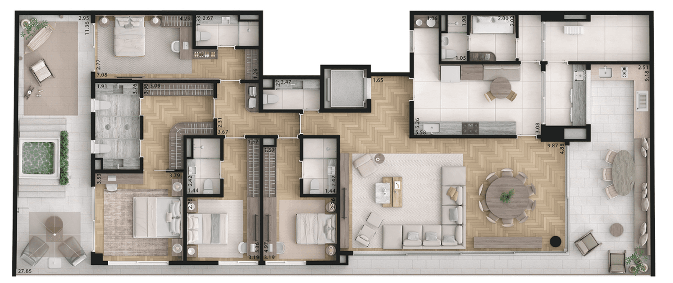 Planta 3 — Casa Alba