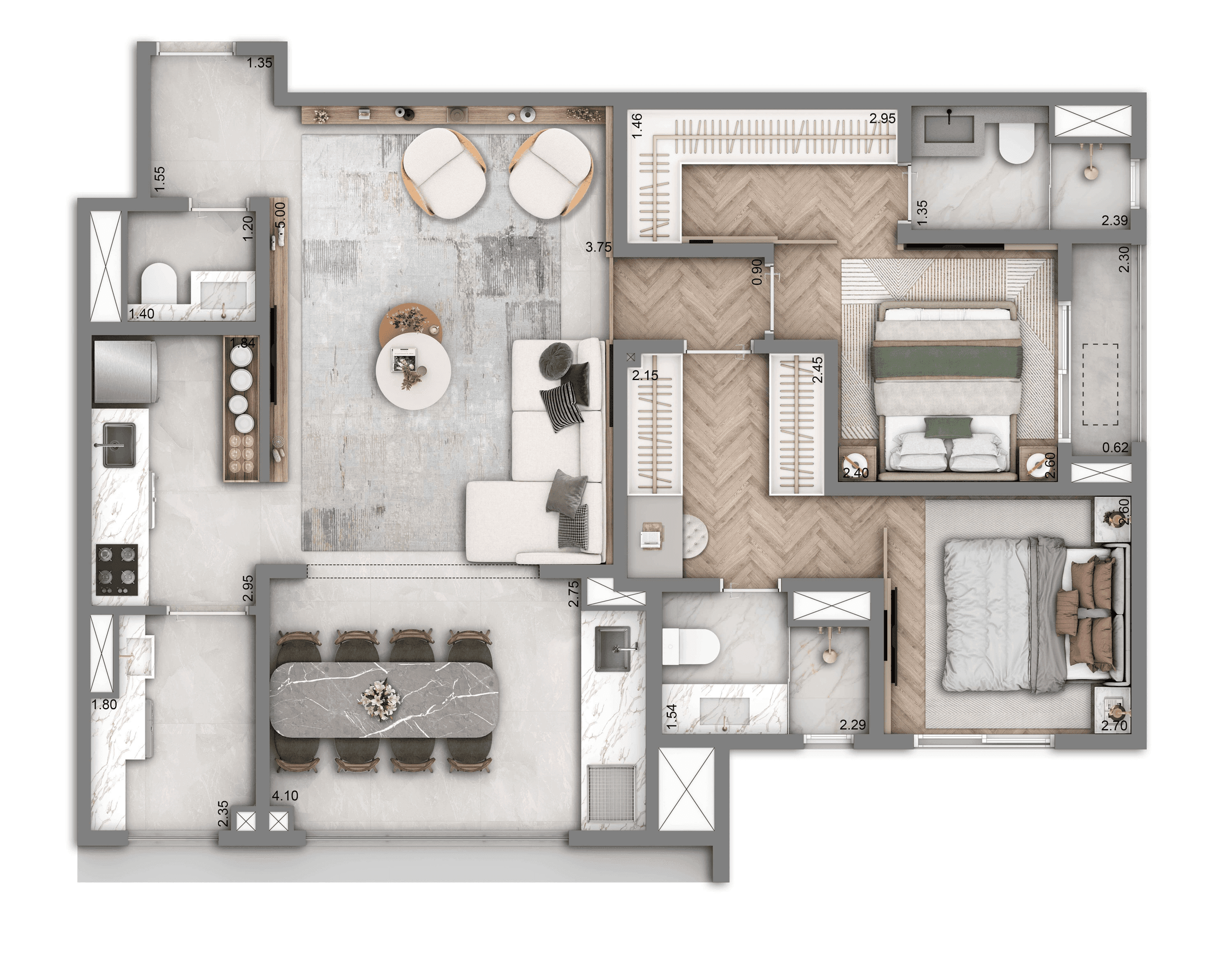 Planta 2 — The Grand Residence