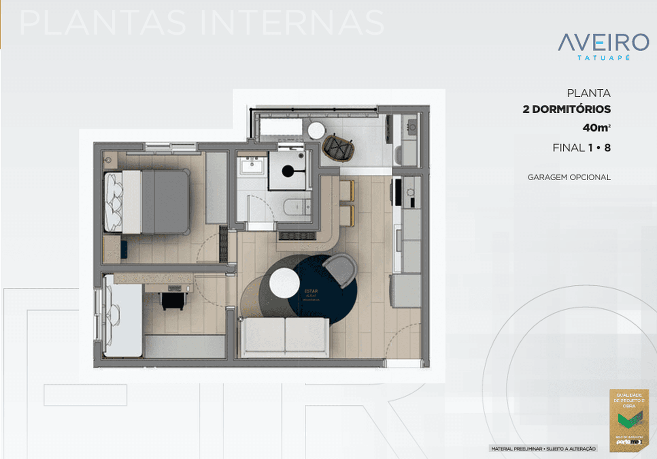 Planta 2 — Aveiro Tatuapé