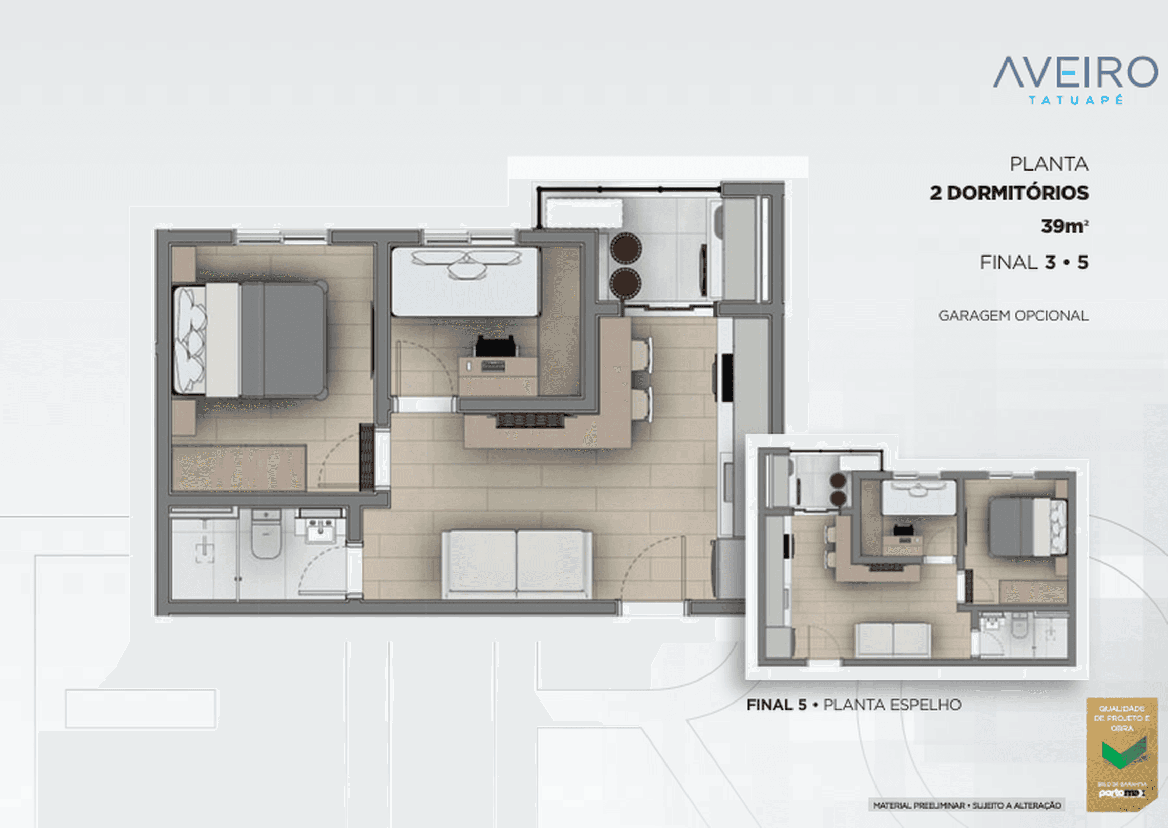 Planta 4 — Aveiro Tatuapé
