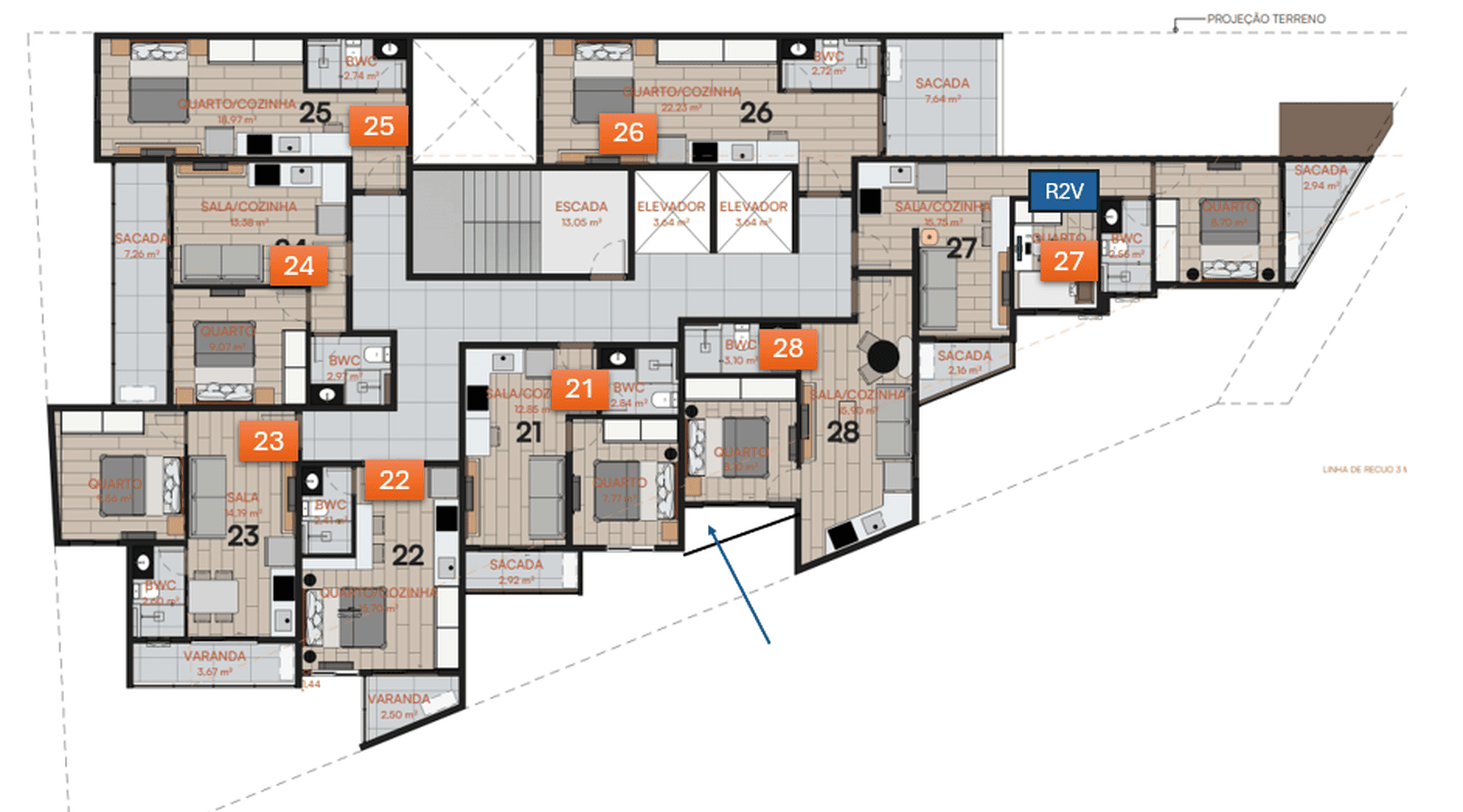 Planta 3 — Allgarve Tatuapé
