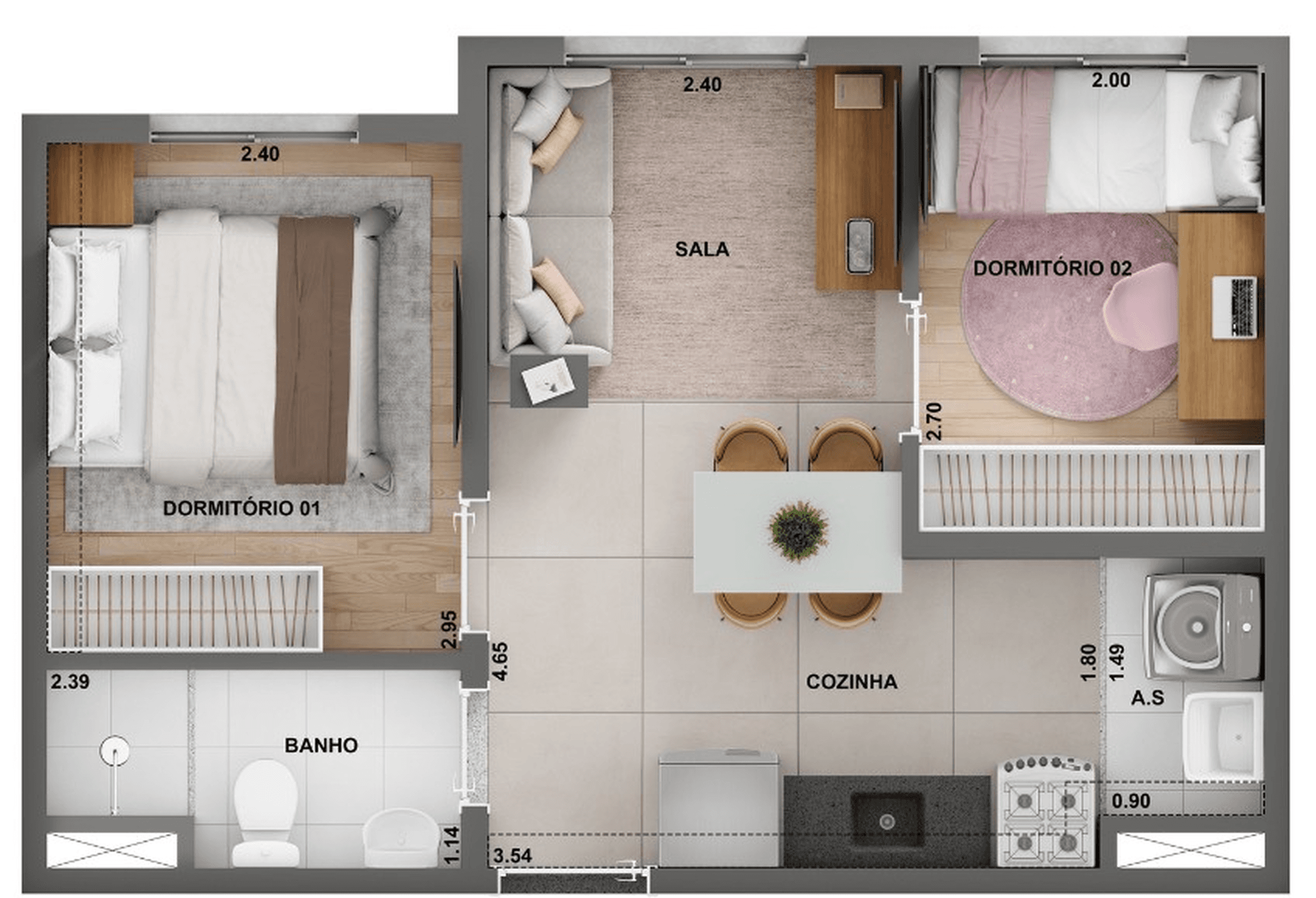 Planta 2 — Cidade Lapa Perdizes