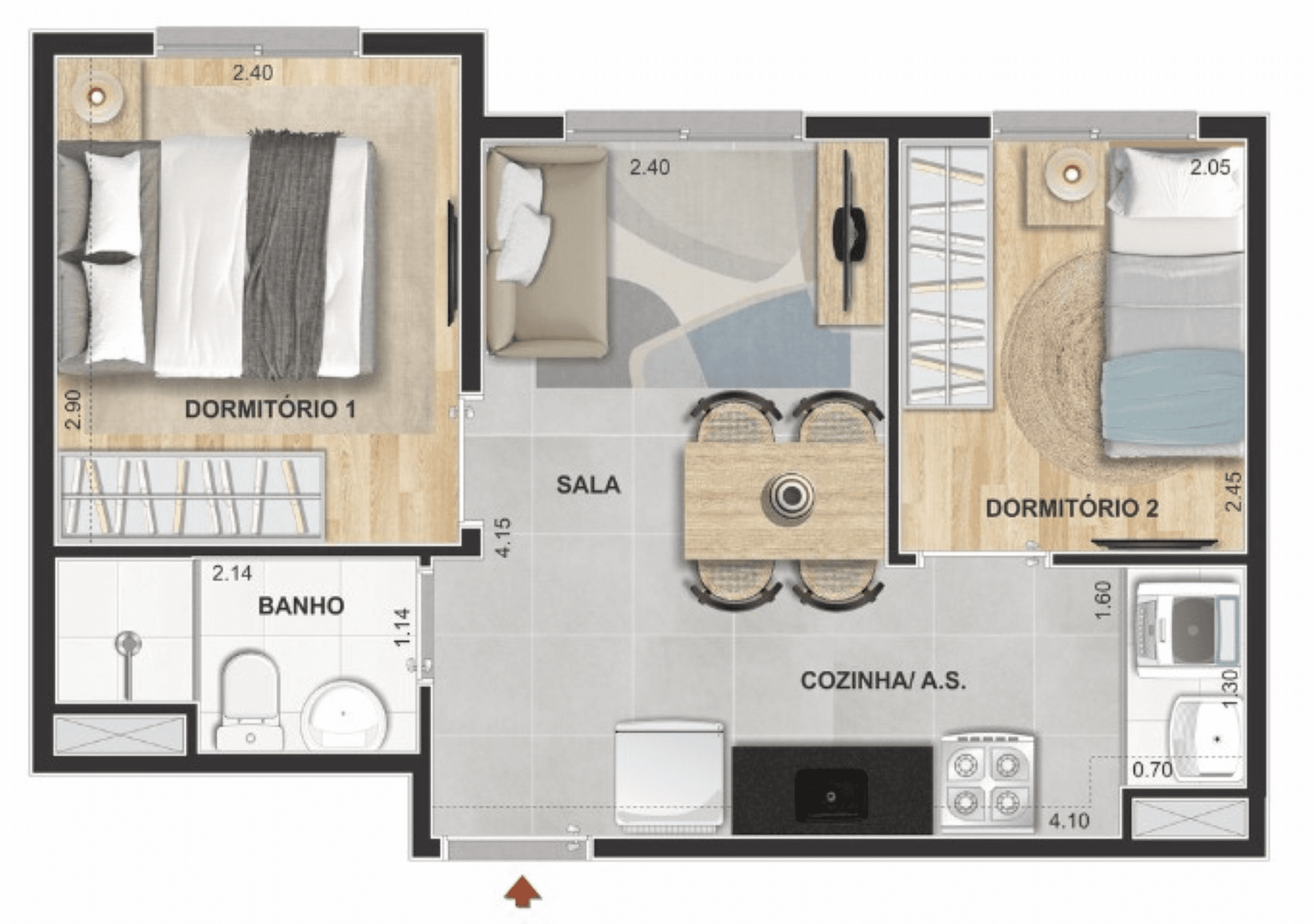 Planta 1 — Caminhos da Liberdade
