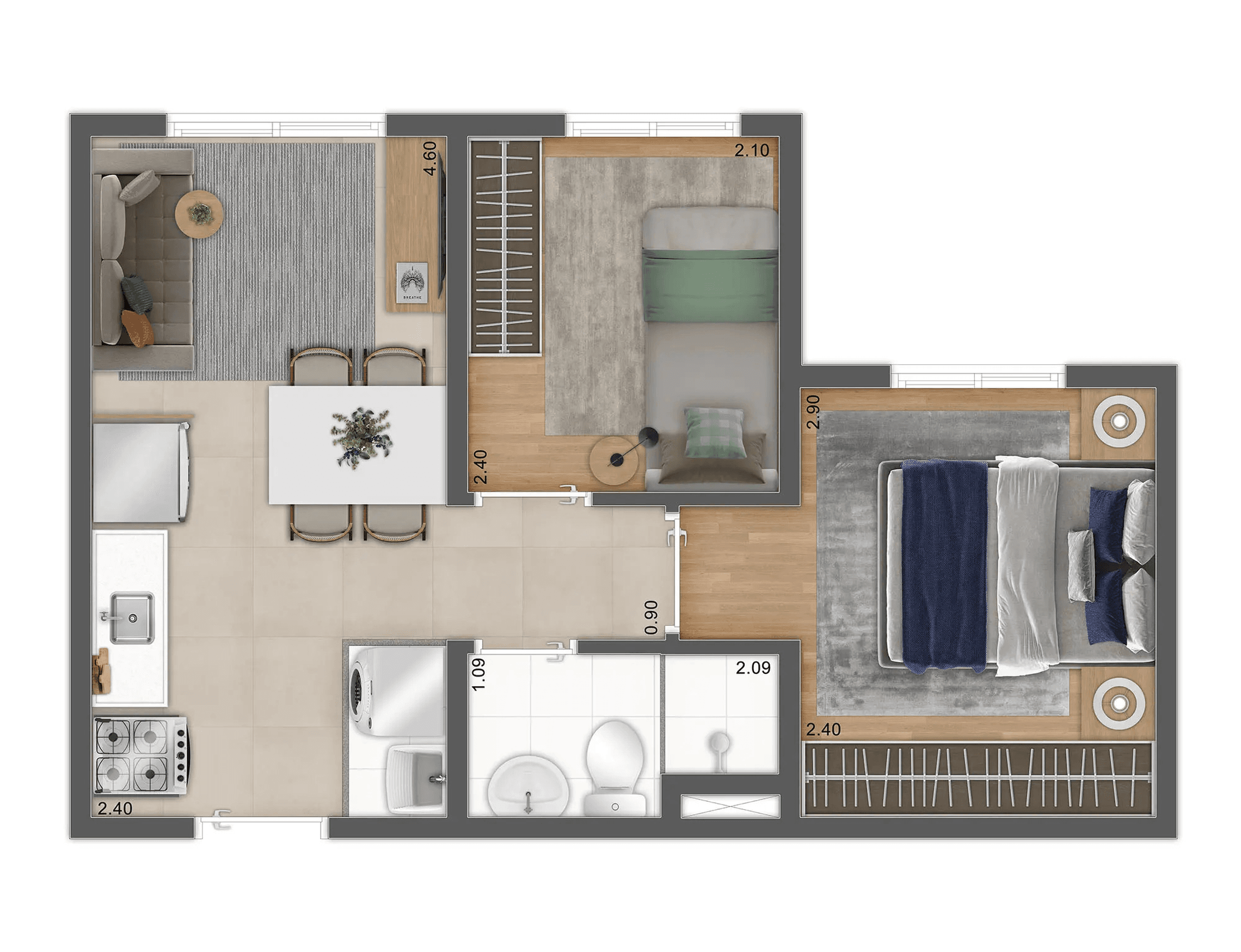 Planta 4 — Ares do Horto Pau Brasil