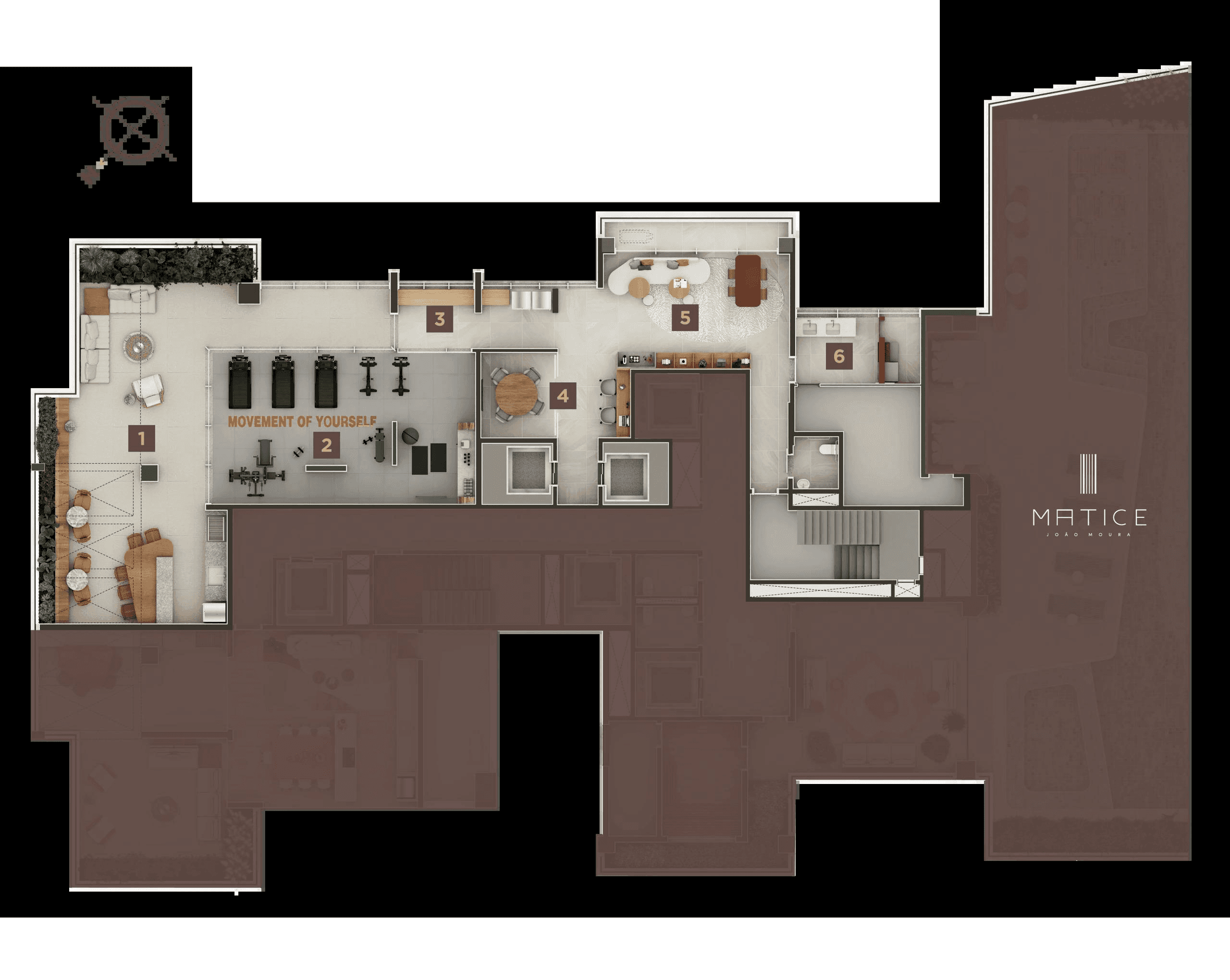 Planta 1 — Matté João Moura - Residencial