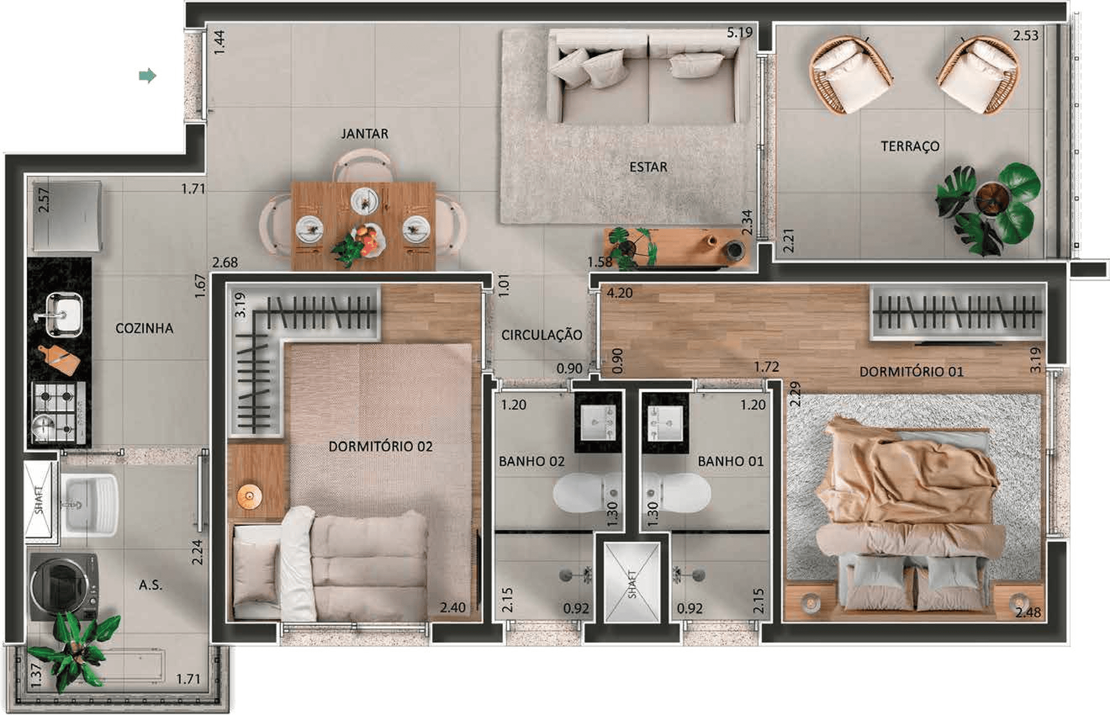 Planta 4 — Árbore - NR