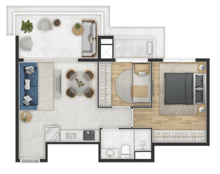 Planta 1 — Symmetry Zabo